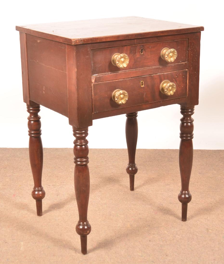 PA Sheraton Cherry & Mahogany Stand. (1 of 2)