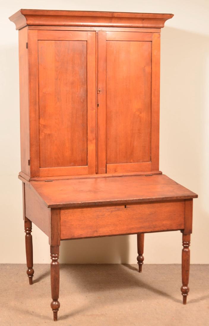 PA Sheraton Walnut Schoolmasters Desk. (1 of 4)