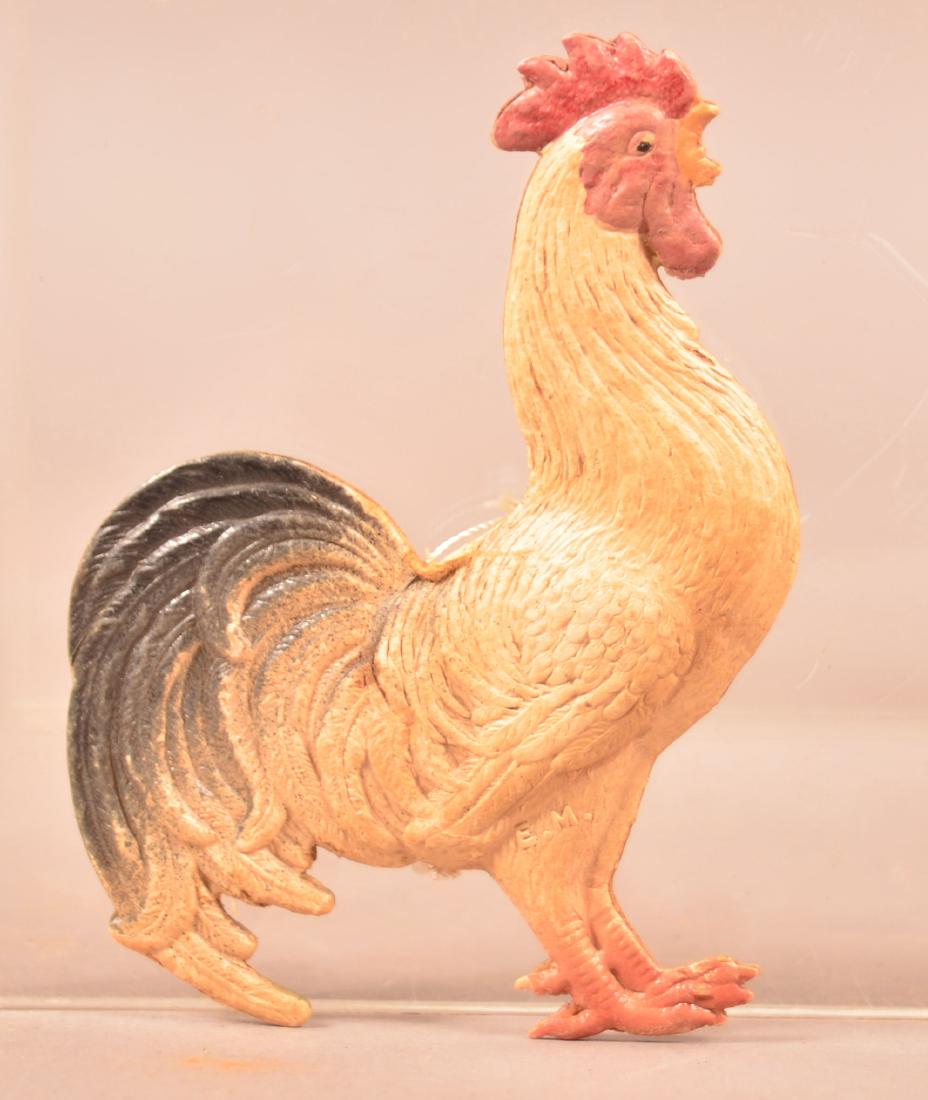 Dresden Crowing Rooster Christmas Ornament. (1 of 2)