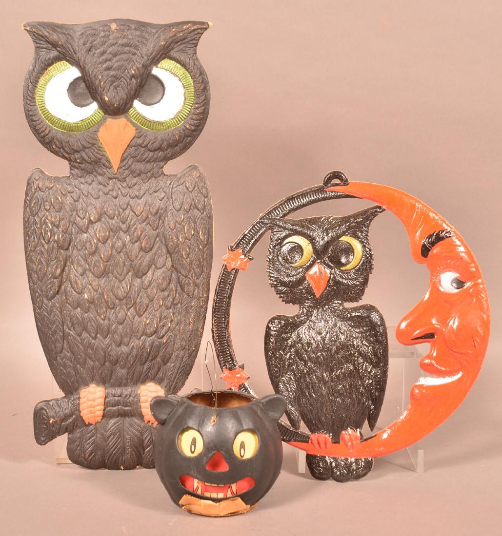 Three Vintage German Halloween Items. (1 of 2)