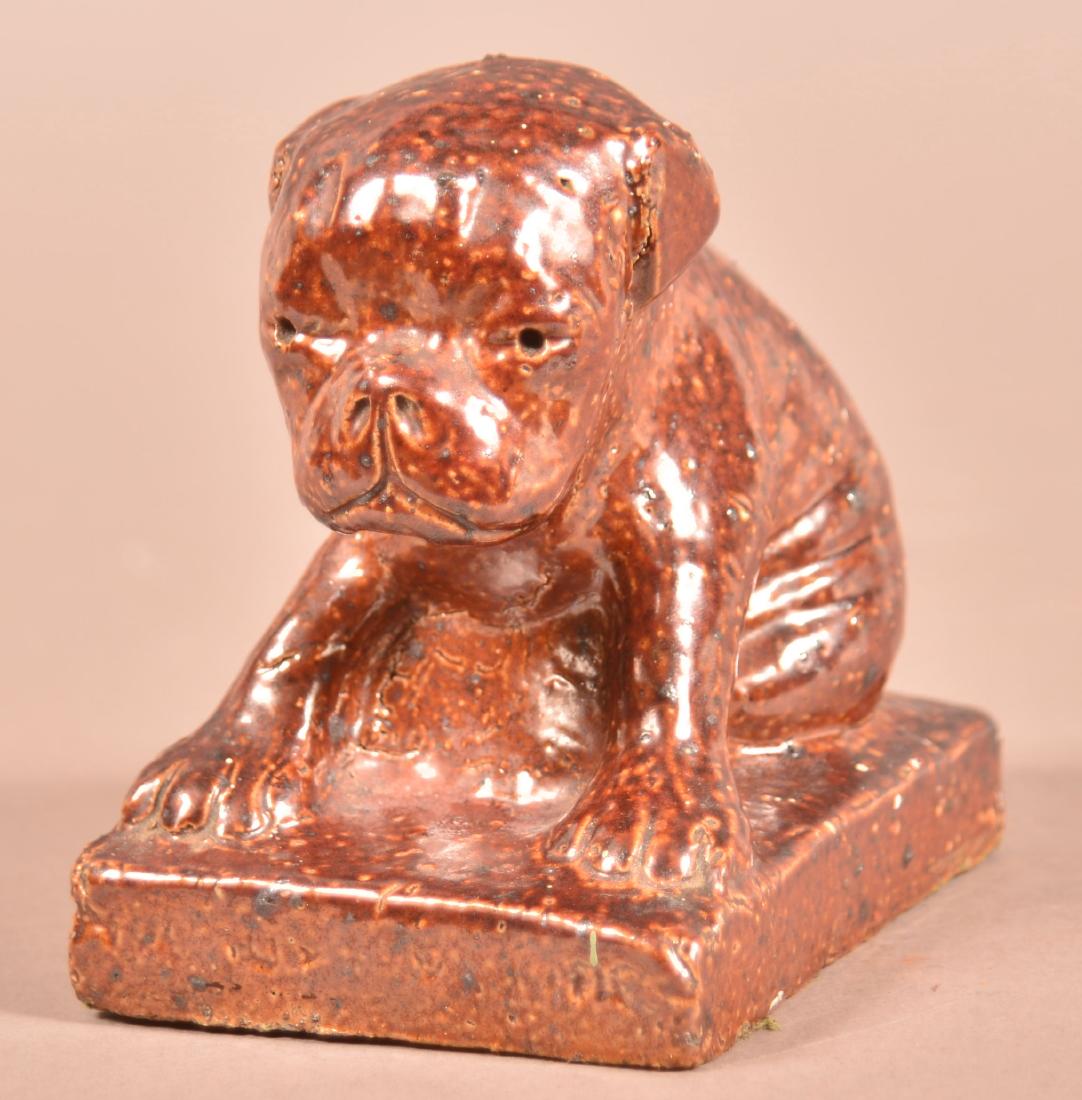 Ohio Sewer Tile Bulldog Puppy Paperweight. (1 of 3)