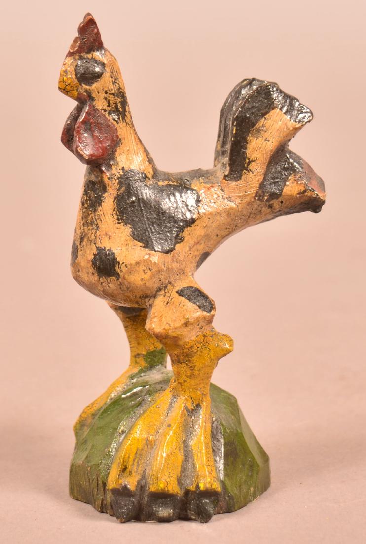 David Ludwig Schimmel Type Rooster Carving. (1 of 3)
