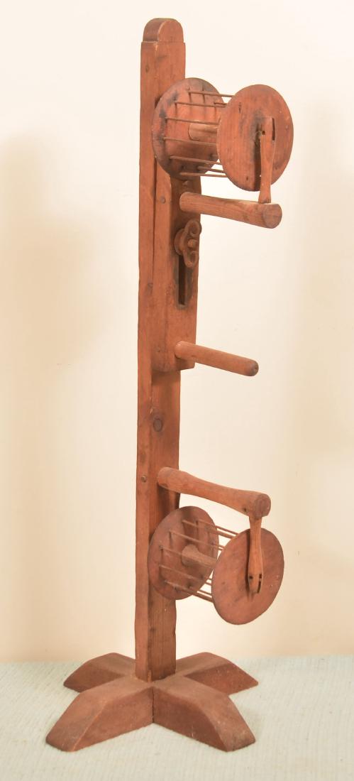 Adjustable Double Squirrel Cage Skein Winder. (1 of 3)