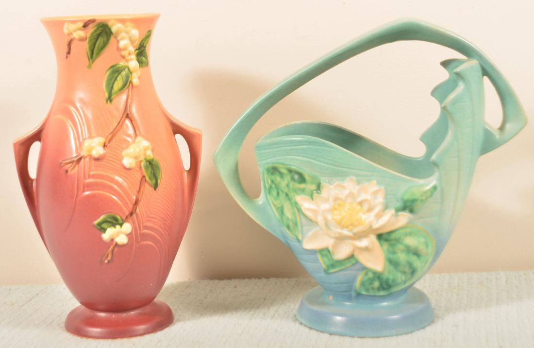 Two Pieces of Roseville Art Pottery. (1 of 3)