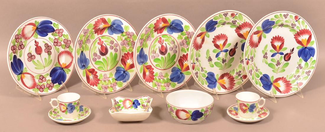 11  Pieces of Virginia Rose Cut-Sponge China. (1 of 1)