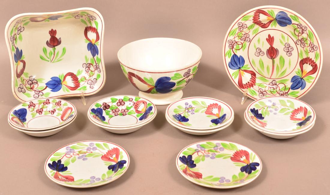 13 Pieces of Virginia Rose Cut-Sponge China. (1 of 1)