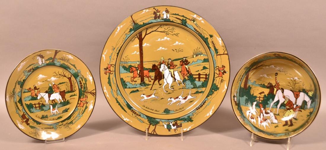 Three Pieces of Buffalo Pottery Deldare Ware. (1 of 1)