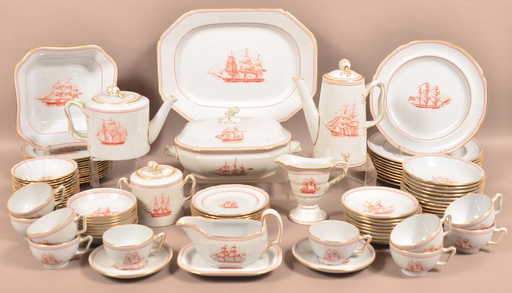 Copeland Spode Trade Winds 90 Pc. Dinner Set. Copeland Spode Trade Winds 90 Pc. Dinner Set.