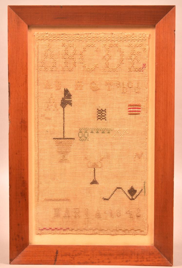 1842 Needlework Sampler. (1 of 5)