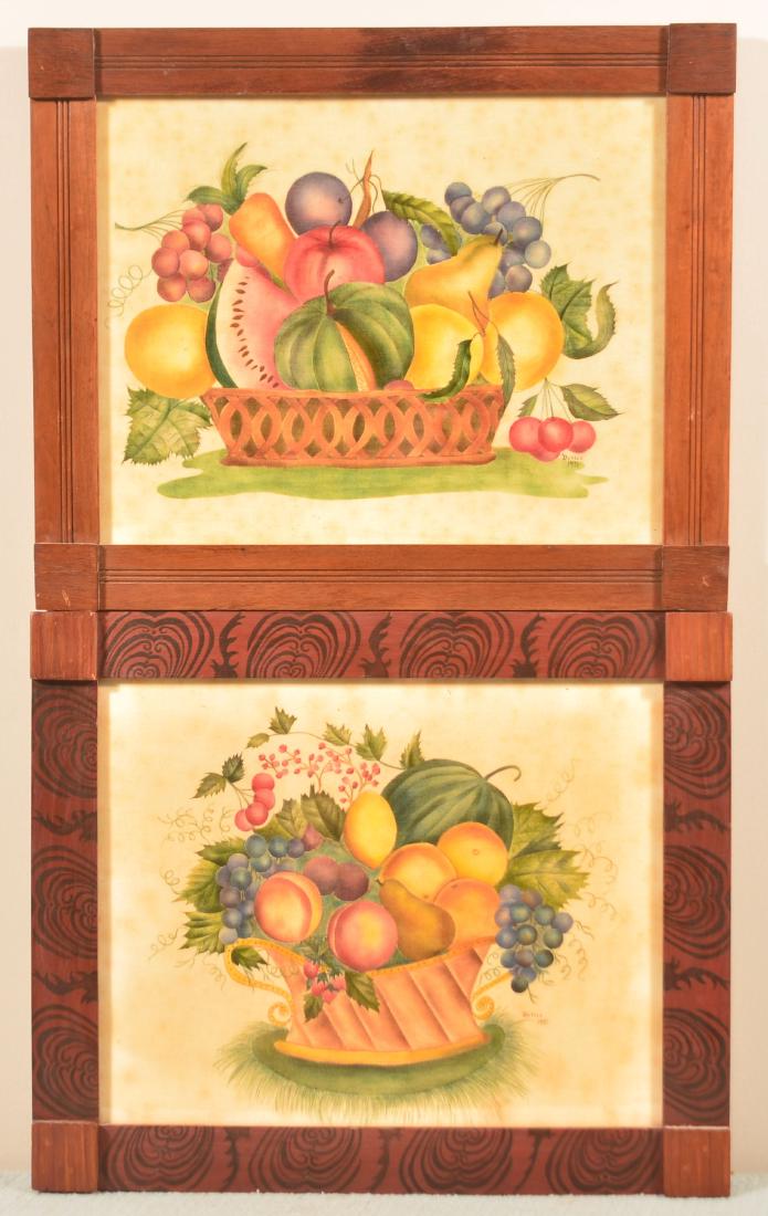 2 Basket of Fruit Theorems Signed "Dotter 1971". (1 of 3)