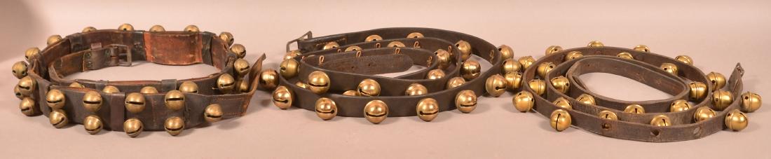 Three Strings of Antique Brass Sleigh Bells. (1 of 1)