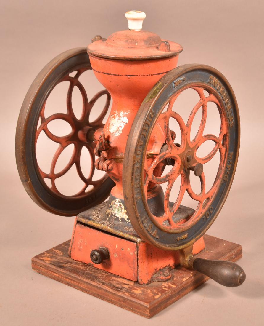 Enterprise Cast Iron Double Wheel Coffee Mill. (1 of 5)
