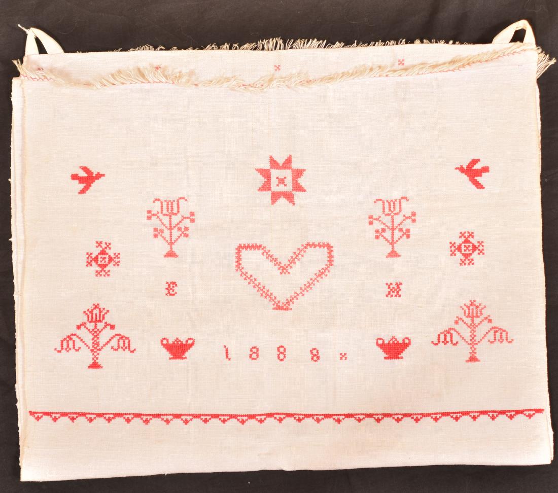 "E.H. 1888" Needlework Show Towel. (1 of 2)