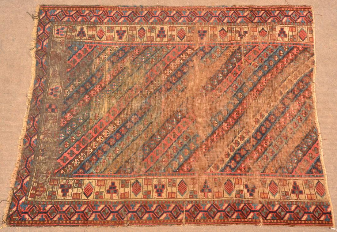 Antique Geometric Pattern Oriental Area Rug. (1 of 3)