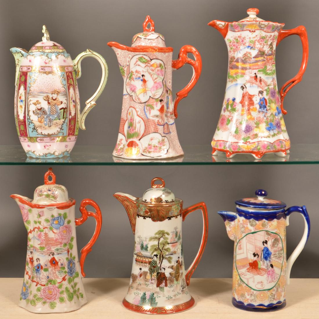 Six Antique/Vintage Geisha Girl and Figural Chocolate (1 of 2)