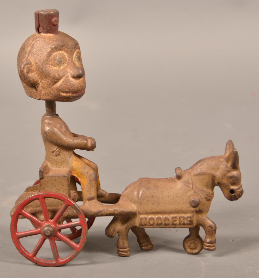 Kenton Happy Hooligan "Nodders" Cast Iron Pull Toy. (1 of 3)