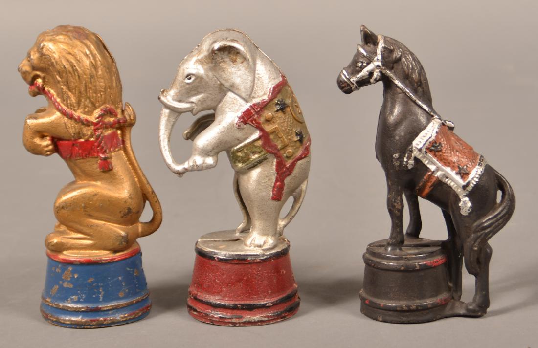 Three A. C. Williams Animal Cast Iron Still Banks. (1 of 2)