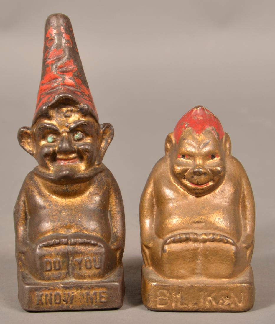 Two Antique Cast Iron Figural Still Banks. (1 of 4)