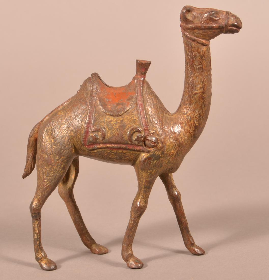 Large Cast Iron Camel Still Bank. (1 of 2)