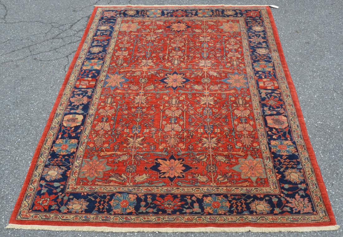 Vintage Floral Pattern Oriental Room Size Rug. (1 of 9)