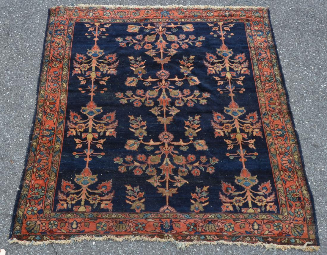 Antique Floral Pattern Oriental Area Rug. (1 of 6)