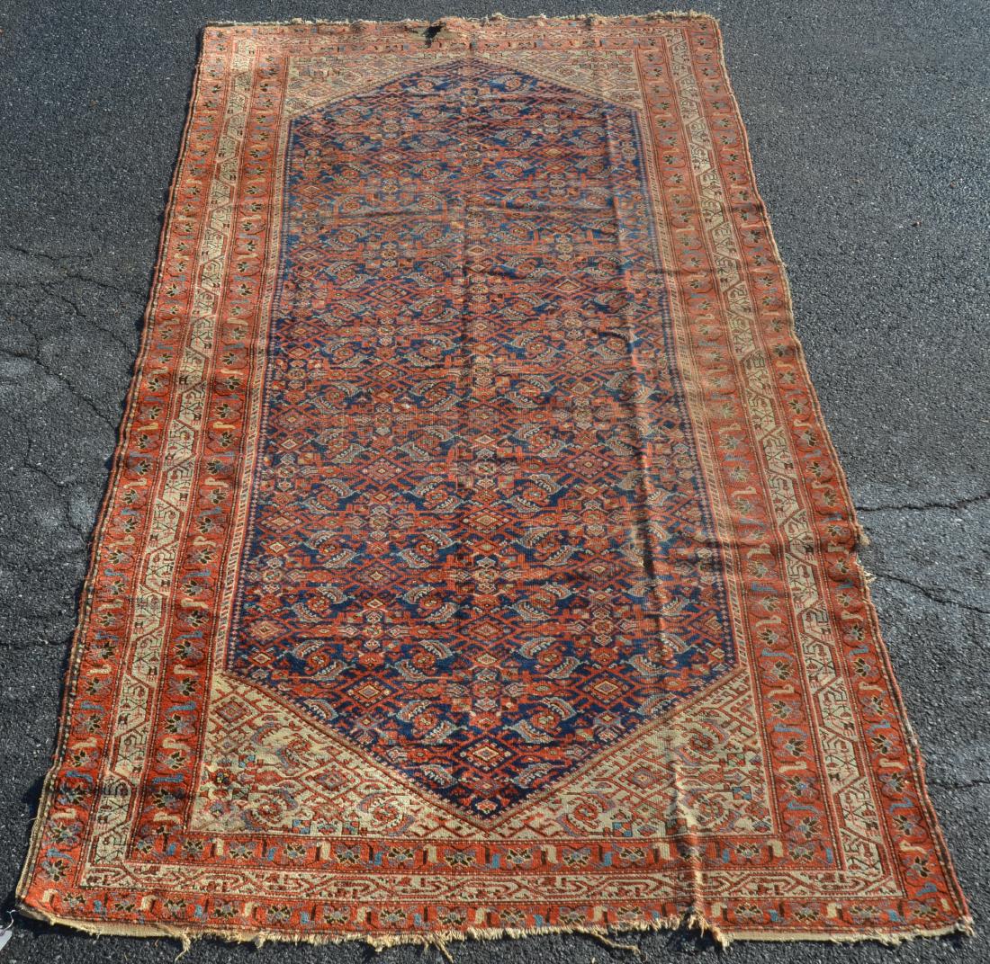 Antique Geometric Pattern Room Size Oriental Rug. (1 of 9)