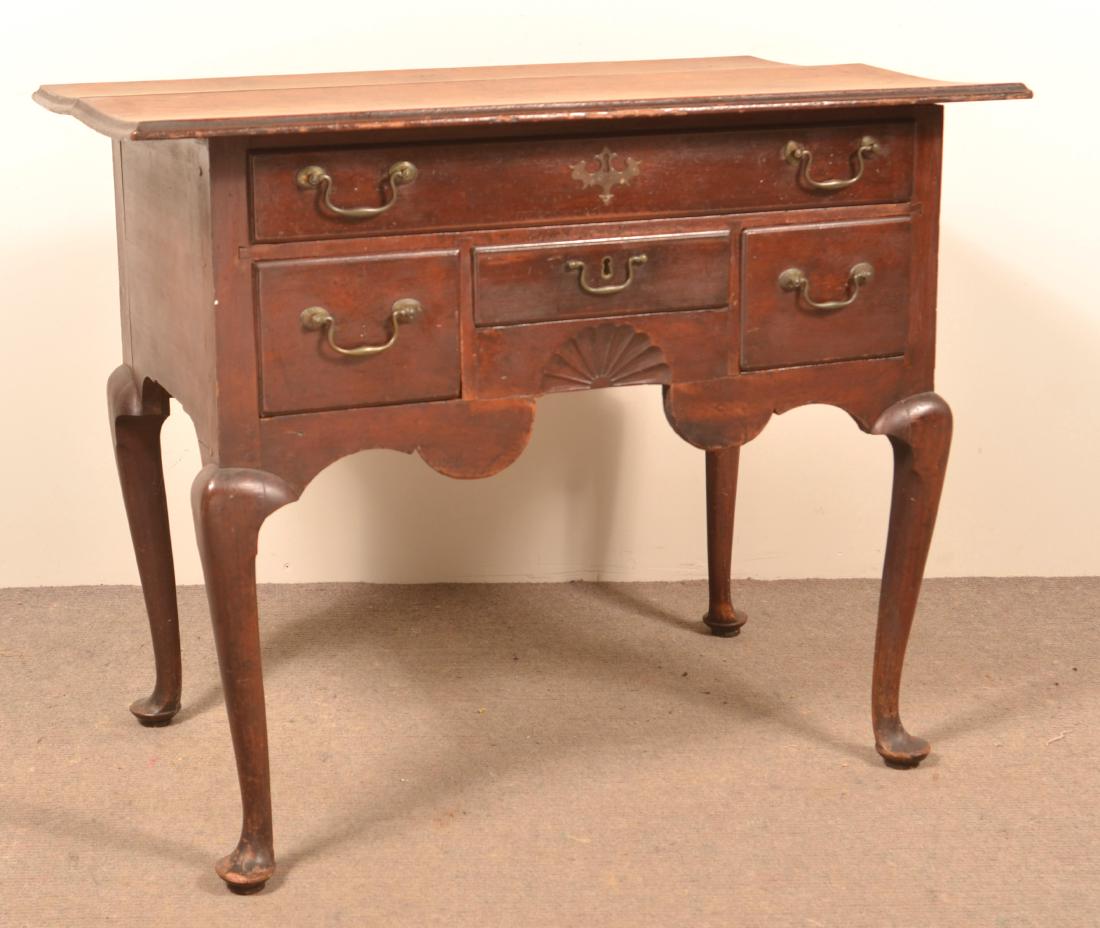 Pennsylvania Queen Anne Cherry Lowboy. (1 of 3)