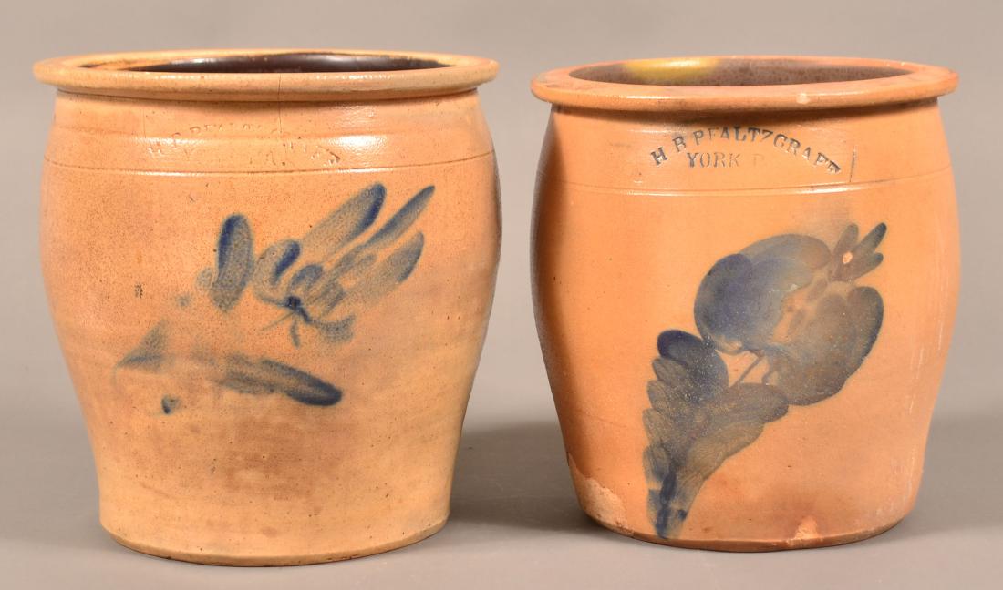 Two Pfaltzgraff, York, PA One Gallon Stoneware Crocks. (1 of 4)