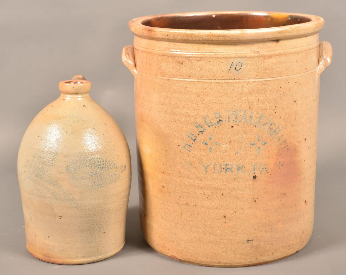 Two Pieces of H.B. Pfaltzgraff, York, PA Stoneware. (1 of 4)