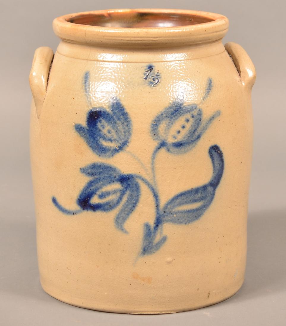 1-1/2 Gallon Stoneware Jar Attributed to Union Pottery, (1 of 3)