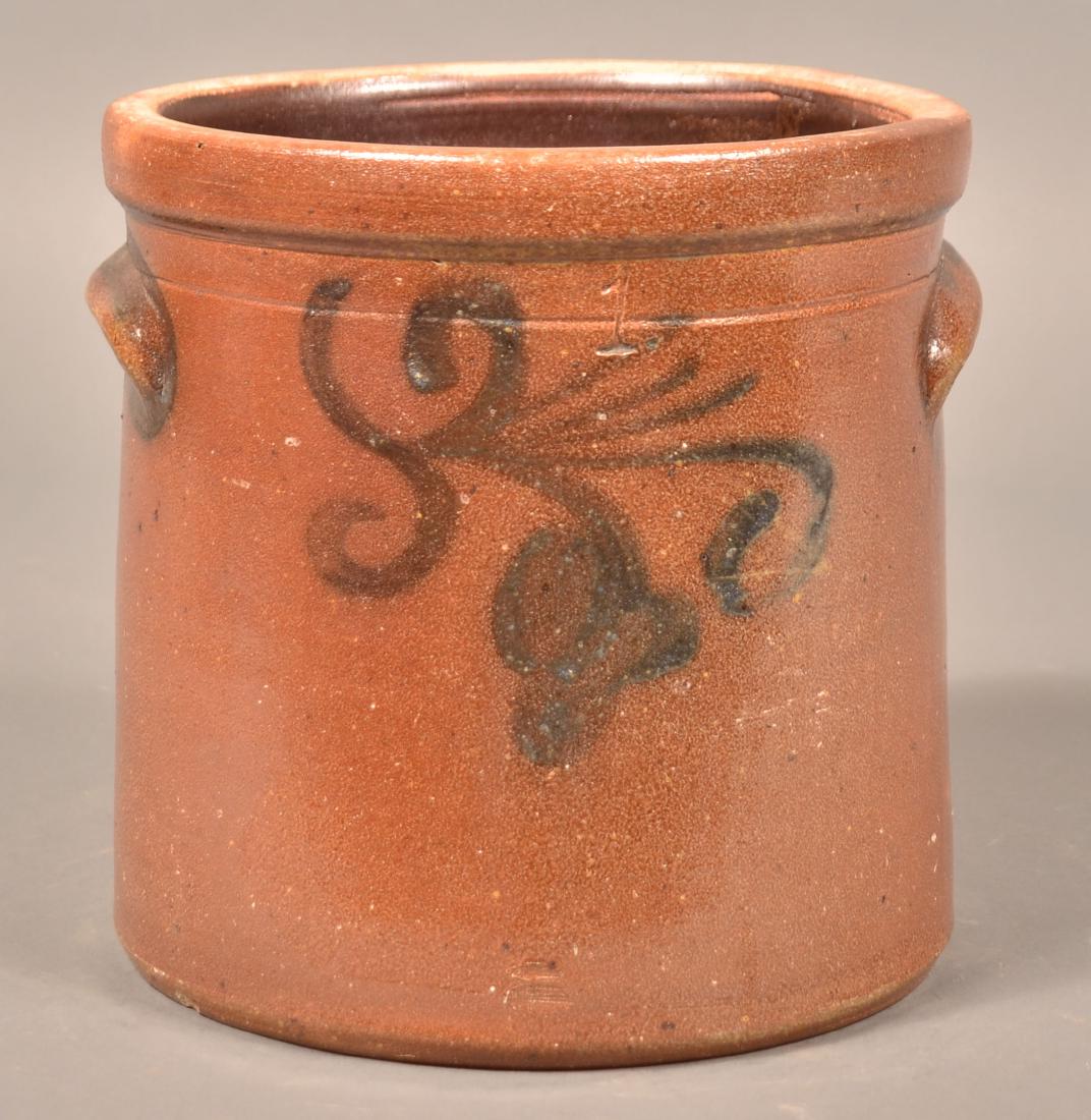 Stoneware Crock Attributed to Wingender Pottery, NJ. (1 of 4)