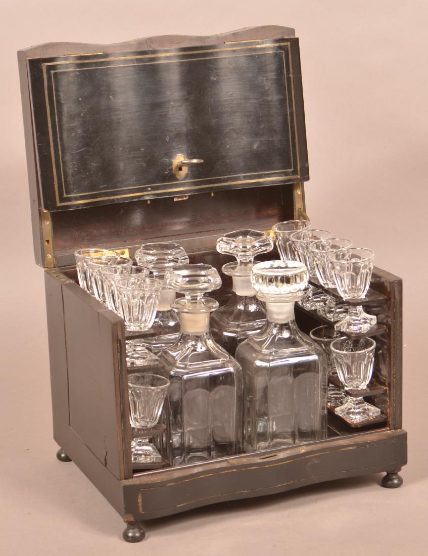 19th Century Liquor Casket. (1 of 6)