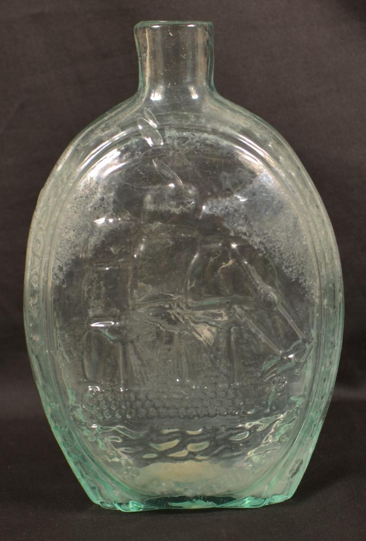 Aquamarine Glass Frigate/Franklin and Masonic Arch (1 of 4)