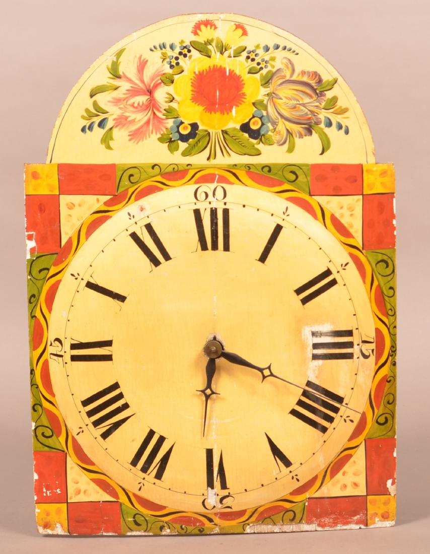 19th Century Wag-on-wall Weight Driven Clock. (1 of 3)