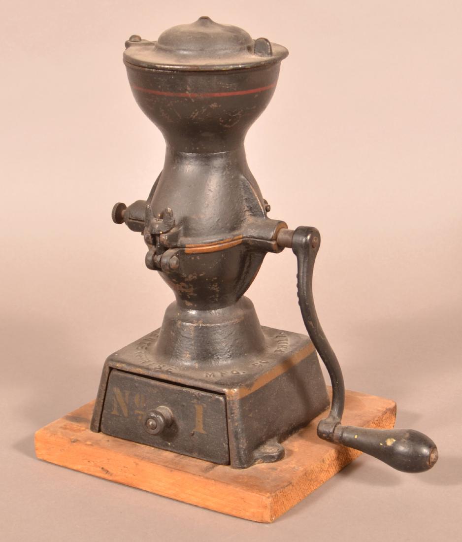 Enterprise Mfg. Co. No. 1 Cast Iron Coffee Grinder.