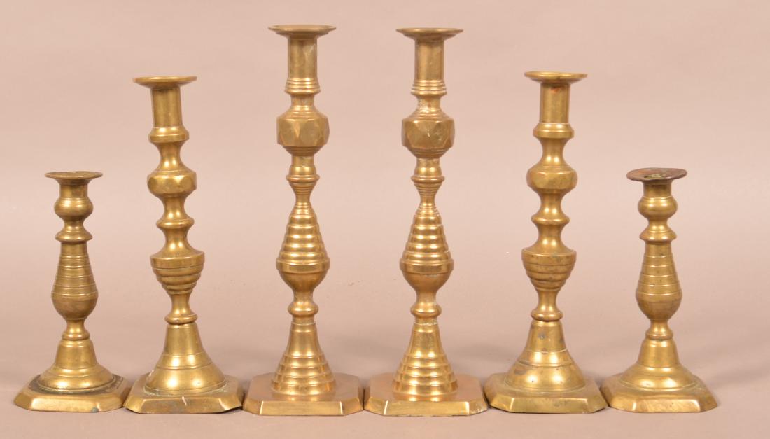 Three Pairs of Antique/Vintage Brass Beehive (1 of 2)