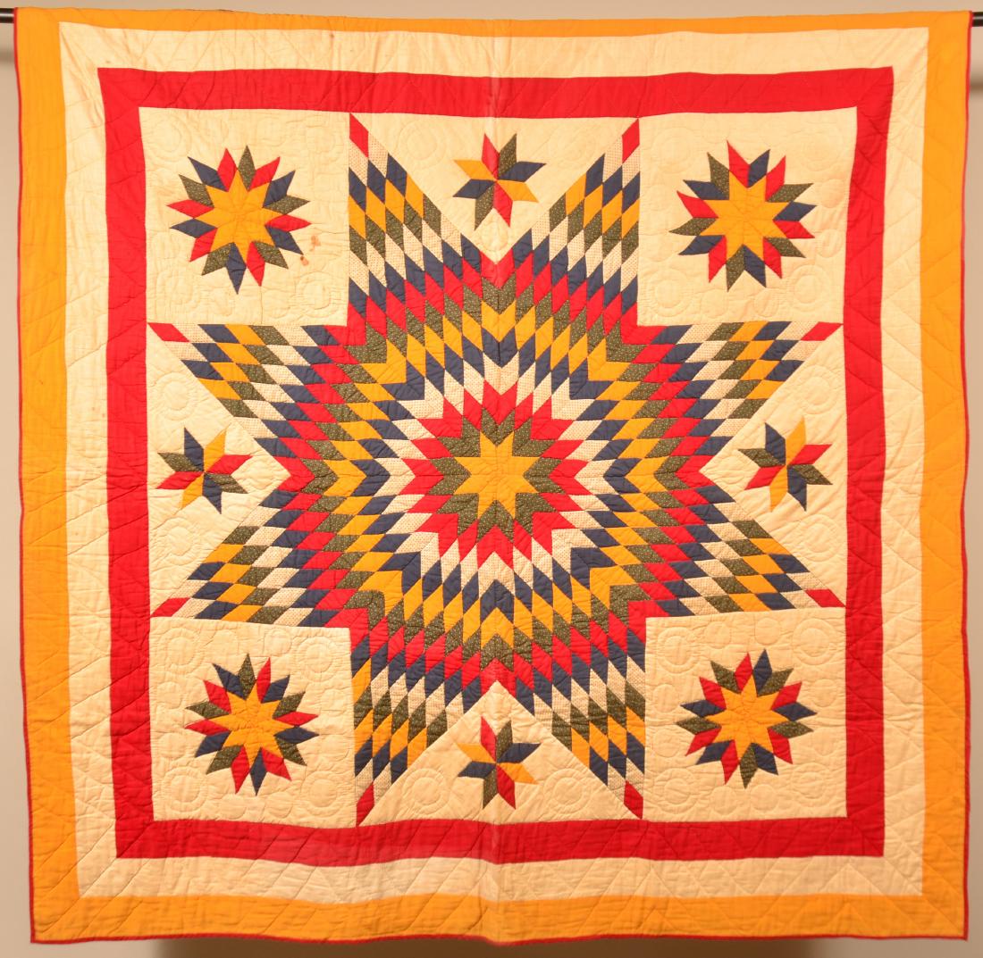 Vintage Lonestar Patchwork Quilt. (1 of 5)