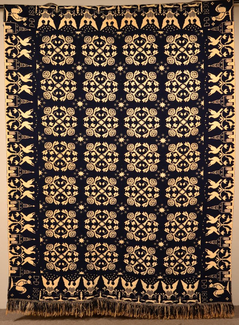 D. D. 1830 Blue & Neutral Floral Design Two Part (1 of 5)