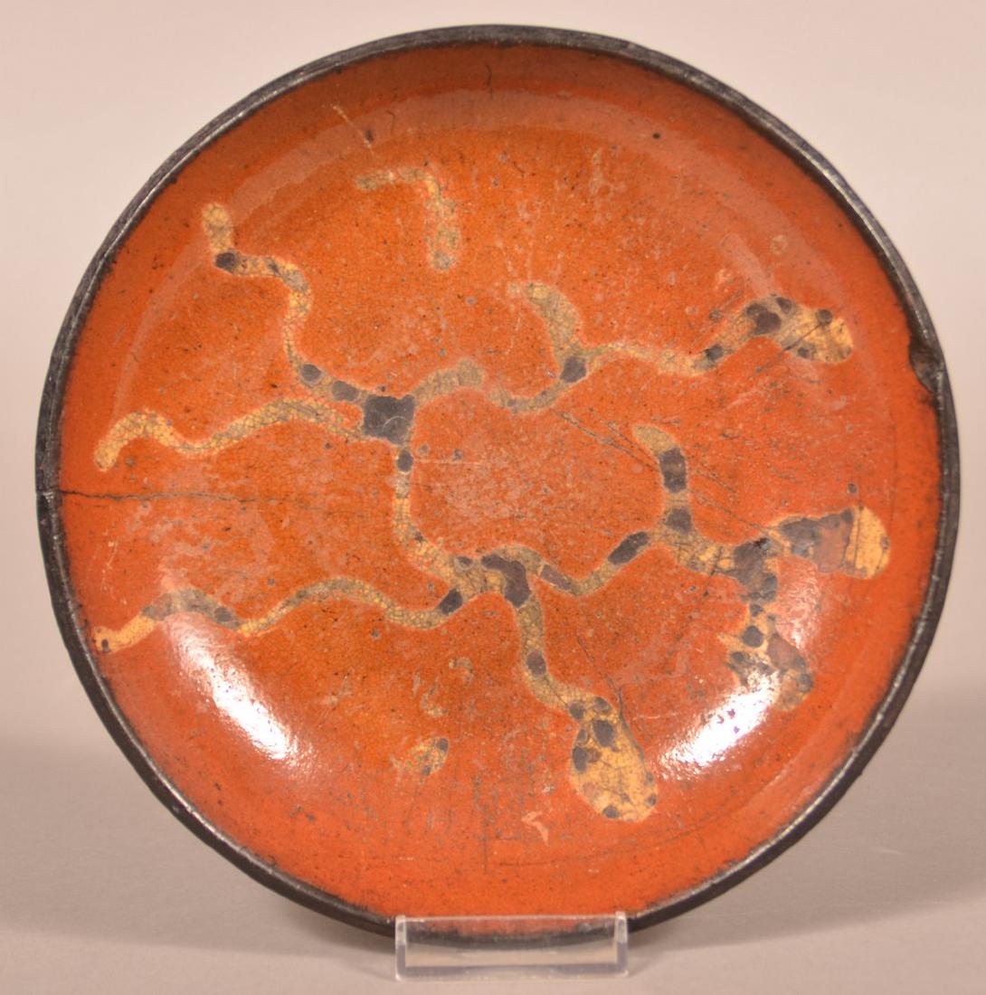W. Smith, Womelsdorf, PA Redware Plate. (1 of 3)