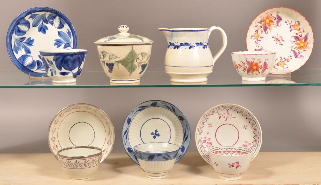 Lot of Leeds Soft Paste China. (1 of 1)