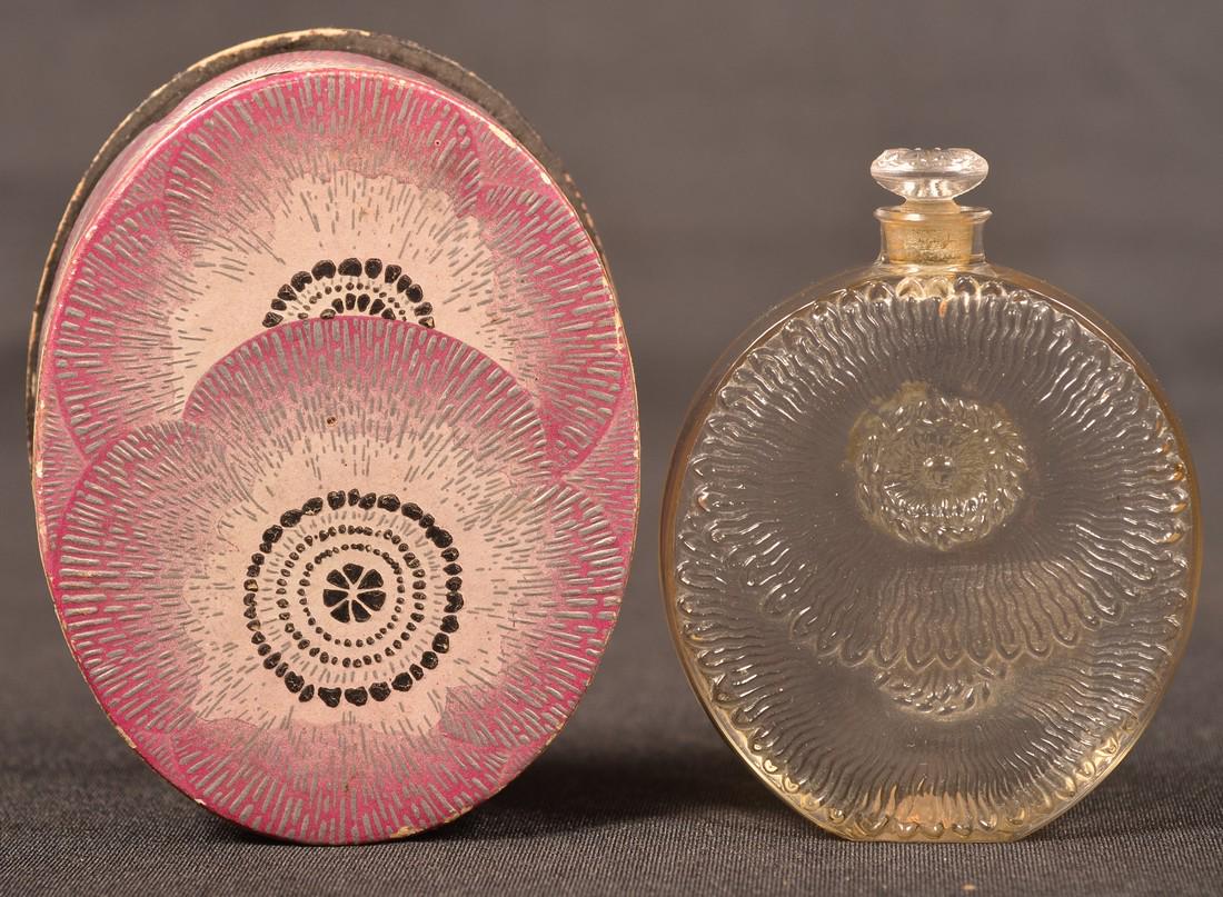 Rare R. Lalique "PAVOTS" Perfume with  Box. (1 of 6)