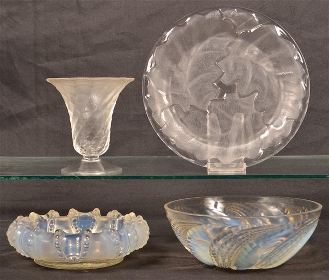 Four Various Pieces of Lalique Crystal. (1 of 6)