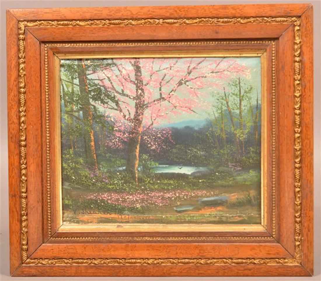 Victor Shearer Oil on Canvas Landscape Painting. (1 of 4)