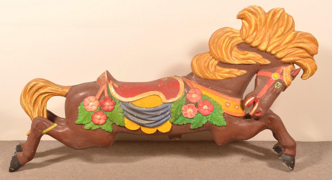 Vintage Cast Alloy Carousel Horse. (1 of 5)