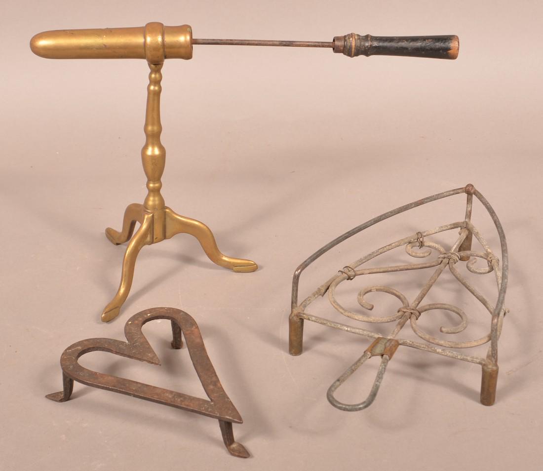 Three Pieces of Antique  Metalwares. (1 of 1)