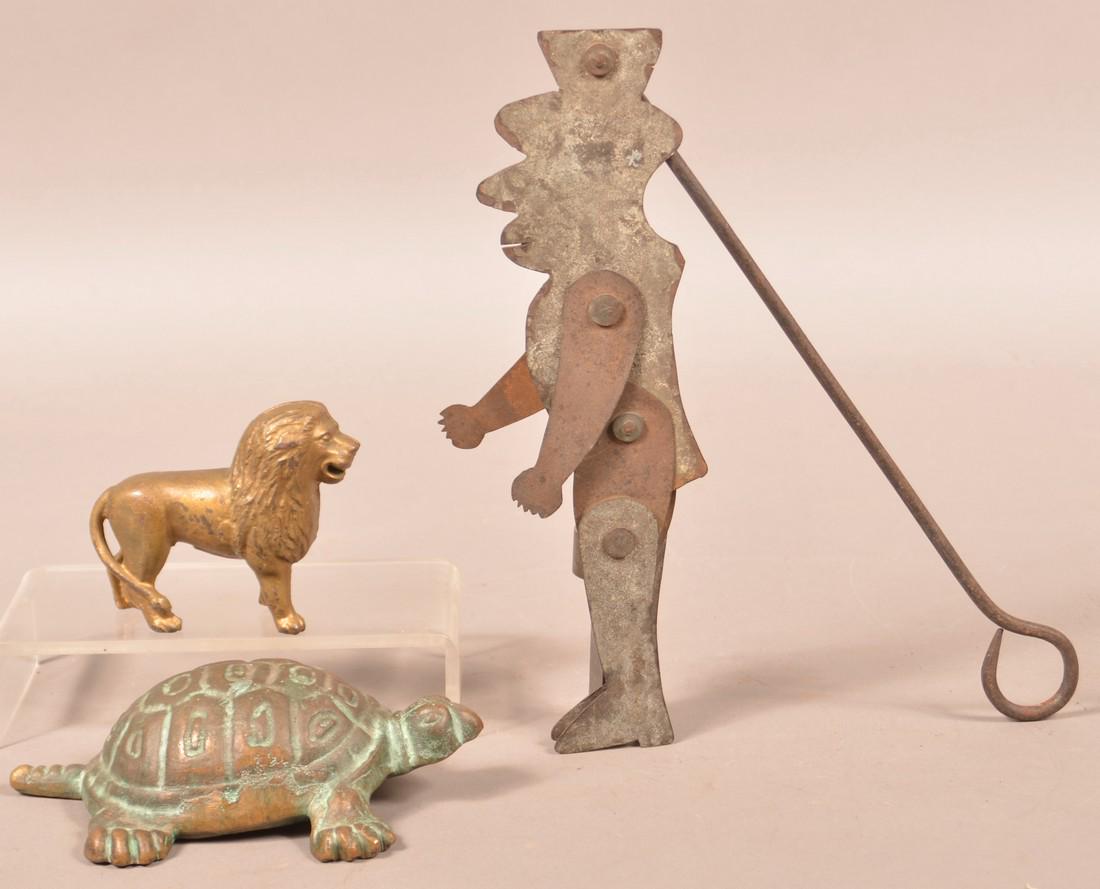 Lot of Three Metal Toys/Bank. (1 of 4)