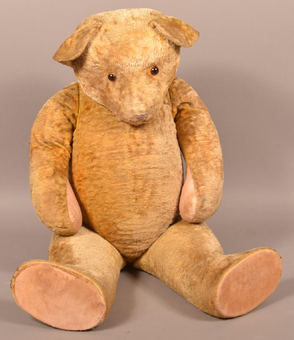 Antique Steiff Type Large Mohair Teddy Bear. (1 of 4)