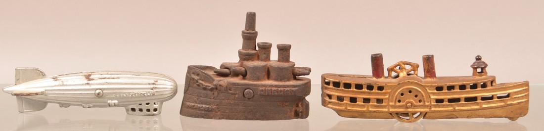 Three Antique/Vintage Cast Iron Still Banks. (1 of 2)