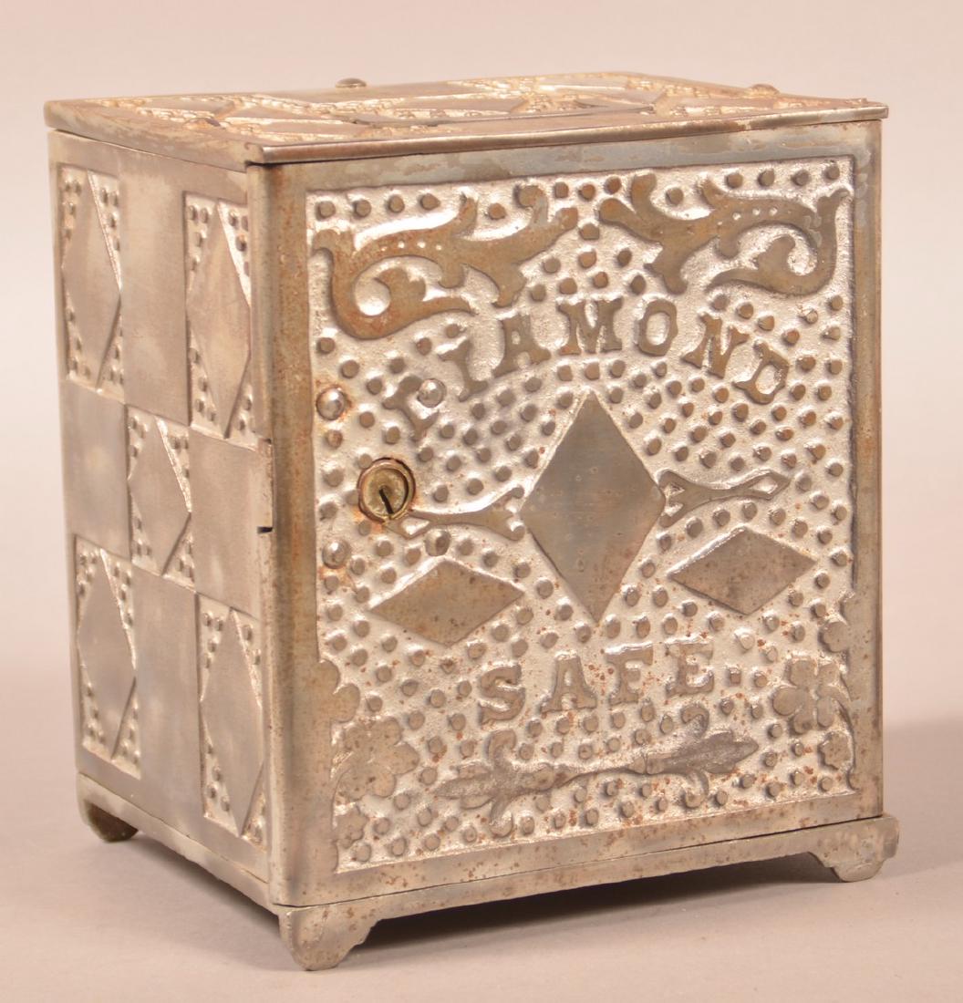 Large "Diamond Safe" Cast Iron Safe. (1 of 3)