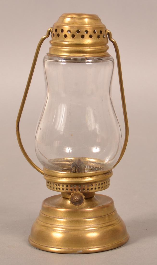 Antique Brass Skater's Lantern. (1 of 3)